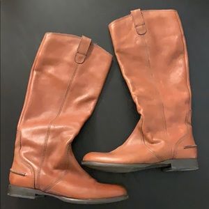 Madewell Brown Leather Riding Boots size 8
